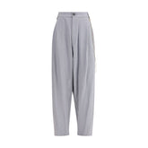 Darkpark Gray Polyester Casual Pants